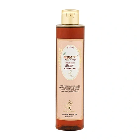 Swarnkaya Body Massage Oil Product Photoshoot